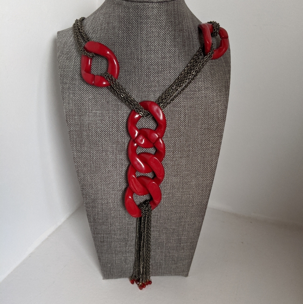 Long Chunky chain necklace